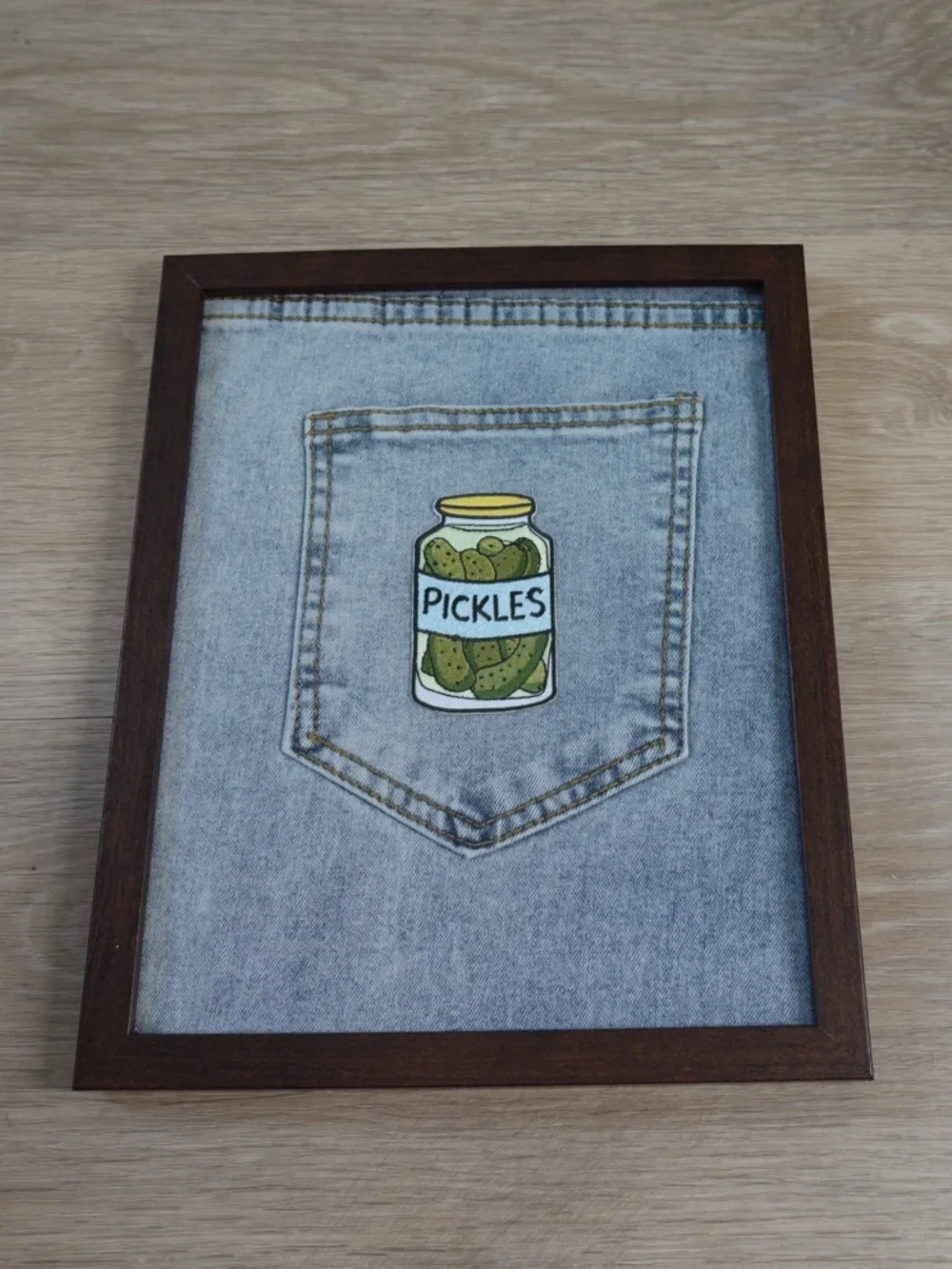 Pickles Jar Wall Art - Framed Home Wall Decor